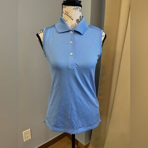 Tory Sport Sleeveless polo top